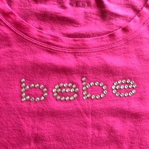 Bebe bright pink shirt